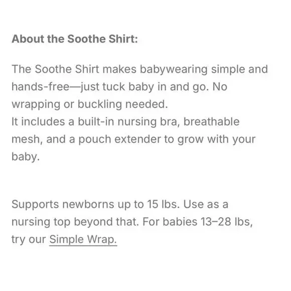 NWT Lalabu Soothe Shirt Black XL Tank Top Maternity Newborn - Picture 13 of 15